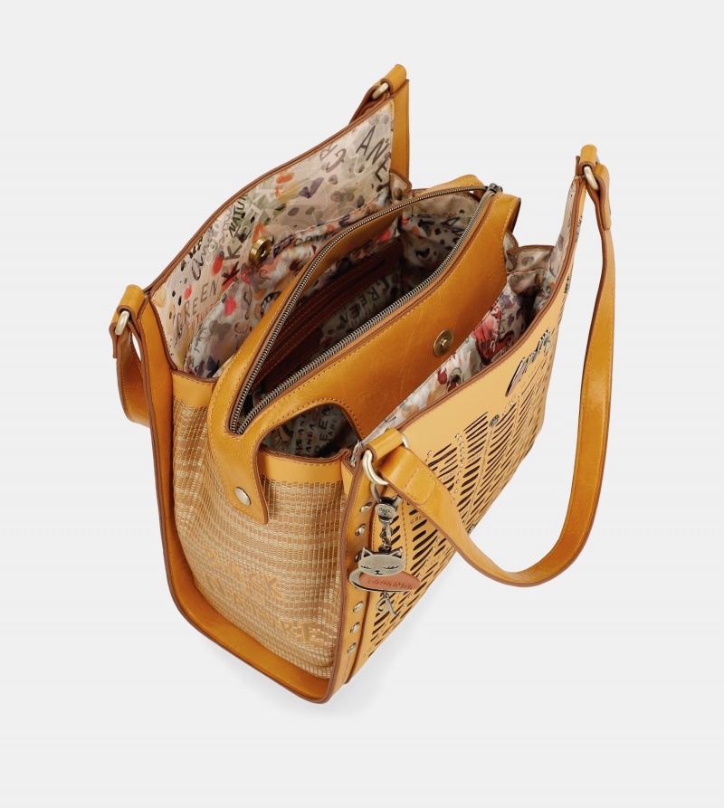 Torba Crossbody Anekke Nature Pachamama Ochre Damskie | 5794612-NX