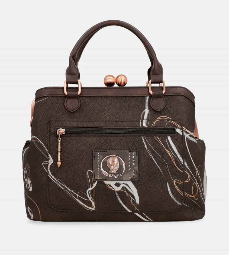 Torba Crossbody Anekke Nature Shodō Mouthpiece Damskie | 2980415-KM