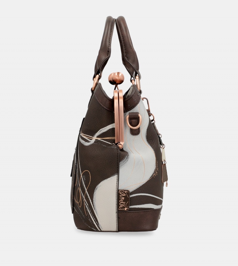 Torba Crossbody Anekke Nature Shodō Mouthpiece Damskie | 2980415-KM