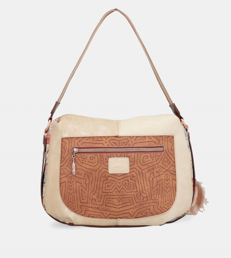 Torba Crossbody Anekke Tribe Large With Shoulder Paskiem Damskie | 9608174-TR