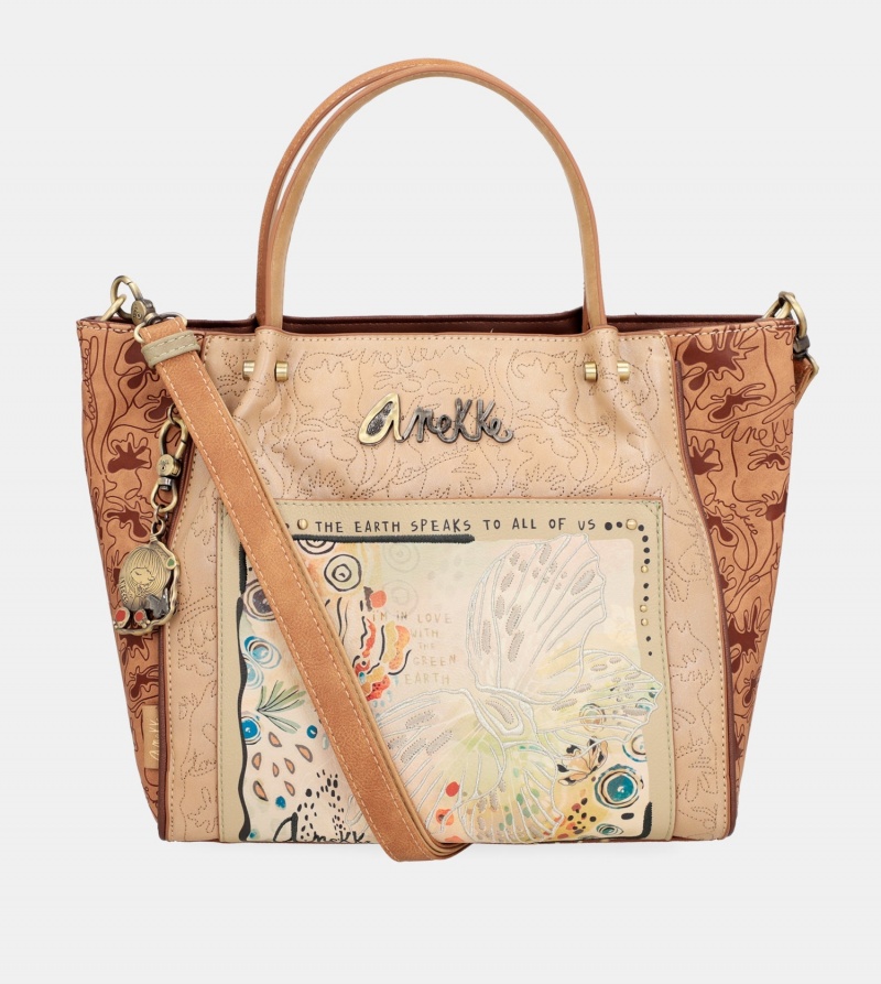 Torby Tote Anekke Butterfly Shoulder Damskie | 7910356-IB