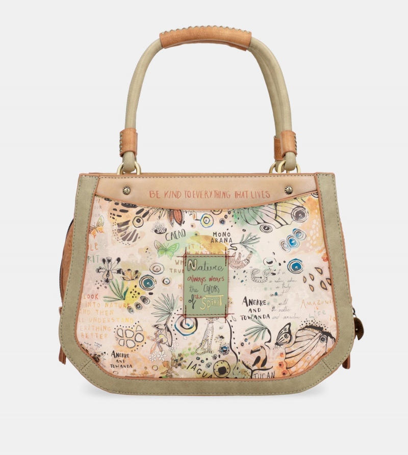 Torby Tote Anekke Printed Damskie | 0456921-TG