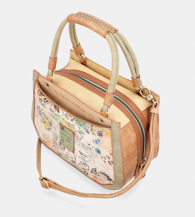 Torby Tote Anekke Printed Damskie | 0456921-TG