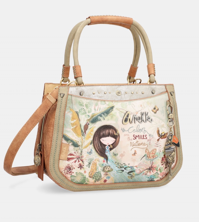 Torby Tote Anekke Printed Damskie | 0456921-TG