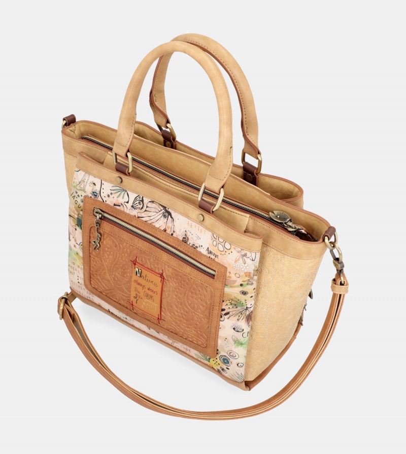 Torby Tote Anekke Triple Compartment Double Handle Damskie | 4216503-KI